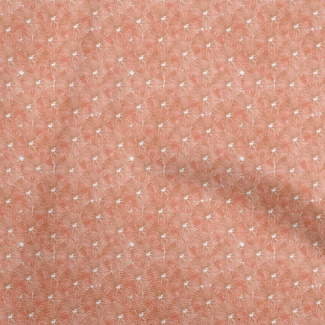 oneOone Popeline de Coton Brun Rouille Tissu Aquarelle Matériel de Couture Tissu Imprimé au Mètre 56 Pouces de Large