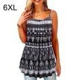 thumbnail image 1 of ziyahi Hauts d'Été à Bretelles Col Rond Camisole Sans Manches Imprimée Vêtements pour Femmes, Type 1, 6TG, 1 of 5