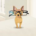 thumbnail image 2 of Dog-Shaped Tabletop Eyeglass Frame for Desktop Decor – 10.5 cm Wide Resin Animal Desk Accessory with Non-Slip Base, 2 of 5