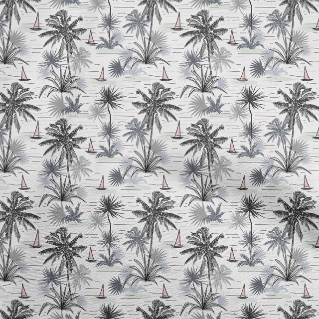 oneOone Cotton Poplin Gray Fabric Sea Life Pattern Sewing Craft Projects Fabric Prints By Yard 56 Inch Wide