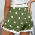 thumbnail image 3 of Plebaso Shorts Décontractés pour Femmes à Imprimé d'Étoiles, Shorts de Détente et de Pyjama, Taille Élastique, Shorts d'Extérieur avec Poches, 3 of 7