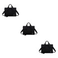 thumbnail image 4 of Youkk Canvas Functional And Practical Handbag For Women Classic And Timeless Style Gift Handbags For Women black 3Set, 4 of 6