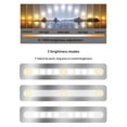 thumbnail image 4 of LED Vanity Mirror with Lights, Rechargeable Car Sun Visor Mirror, Dimmable 3-Mode Touch Control, 8 in x 5 in, USB Charging, 4 of 8