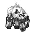 thumbnail image 1 of Lantern String Light Led Kerosene Bottle Light String Plastic Led Black Lantern String Light Retro Waterproof Energy Saving Plastic Mini Kerosene Lamp For Camping, 1 of 8
