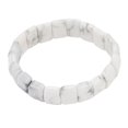 thumbnail image 2 of Natural Stone Bracelets, Rectangle Beads Casual Comfortable Feel Stretch Bracelet Exquisite  for Women for Men, 2 of 8