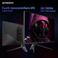 thumbnail image 1 of Refurbished Skyworth 27G5QHP 27" QHD Fast IPS Gaming Monitor, Black, 1 of 5