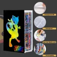 thumbnail image 4 of Trading Card Binder, 4-Pocket Album Book Holder, Fits for TCG Game 240 Cards（QQBD2), 4 of 5