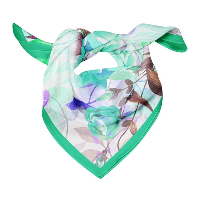 Bimba Womens Square Head Bandanas Summer Neck Wrap Scarf-40 x 40 Inches