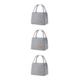 thumbnail image 1 of ZheElen Pack Lunch With Confidence Insulated Bento Bag Designed For Large Capacity Small+Grey 3Set, 1 of 6