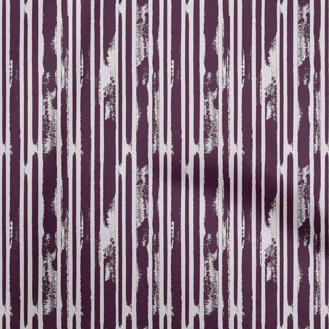 oneOone Soie Tabby Vin Foncé Tissu Abstrait Matière de Robe Tissu Imprimé Tissu au Mètre 42 Pouces de Large