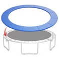 thumbnail image 1 of Gymax Coussin de Sécurité de Remplacement pour Trampoline 14 Pieds, Cadre de Rebond, Housse de Ressort Imperméable, Bleu, 1 of 8