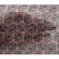 thumbnail image 4 of oneOone Viscose Chiffon Fabric Leaves & Floral Block Printed Craft Fabric BTY 42 Inch Wide, 4 of 5