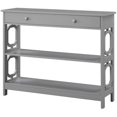thumbnail image 2 of Convenience Concepts Omega Storage Console Table in Gray Wood Finish, 2 of 8