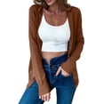 thumbnail image 2 of Styesk Cardigan Sweaters for Women Lightweight Open Front Cardigans Button Long Sleeve Crochet Knit Cardigans Versatile Solid Color Fall Outfits Casual Loose Fit Oversized Sweaters, 2 of 9