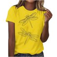 thumbnail image 1 of Meichang T-Shirts Chemises pour Femmes Mignons T-Shirts d'Été Mode Hauts Imprimés Animaux Décontractés Manches Courtes T-Shirt Basique Ample Col Rond Chandail T-Shirts, 1 of 2