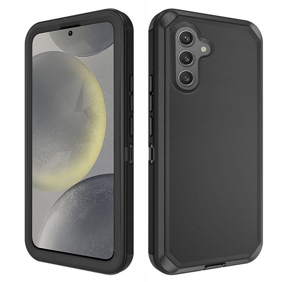 Asuwish Compatible with Samsung Galaxy S25 5G Phone Case Hybrid Rugged Shockproof Hard Protective Drop Proof Full Body Heavy Duty Mobile Cell Cover for S 25 25S G5 Women Men Black