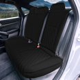 thumbnail image 3 of FH Group Neoprene Custom Fit Car Seat Covers Waterproof Rear Black for 2016-2024 Honda Civic, 3 of 4