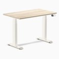 thumbnail image 1 of Desky Bureau Assis-Debout Mini Double - Chêne Classique / 40 x 24 Pouces / Blanc, 1 of 10