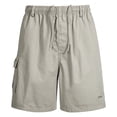 thumbnail image 2 of hoksml Shorts Cargo Extensibles pour Hommes Couleur Unie Extérieur Décontracté Intérieur à Cordon Classique Shorts Cargo de Randonnée avec Multiples Poches Liquidation Été 2025, 2 of 8