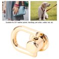 thumbnail image 4 of D Ring Rivet, 20 Sets 360 Degree Rotatable Ball Studs D Ring Rivets with Screws  Zinc Alloy Iron DIY Leather Craft Accessories for Handbags Pet Collars Wallets Hats, 4 of 7