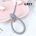 thumbnail image 1 of Dvkptbk Crochets/cintres/supports Attache-Câble de Données Multifonctionnelle Attache-Câble en silicone Réutilisable Organisation et Rangement en Liquidation, 1 of 3