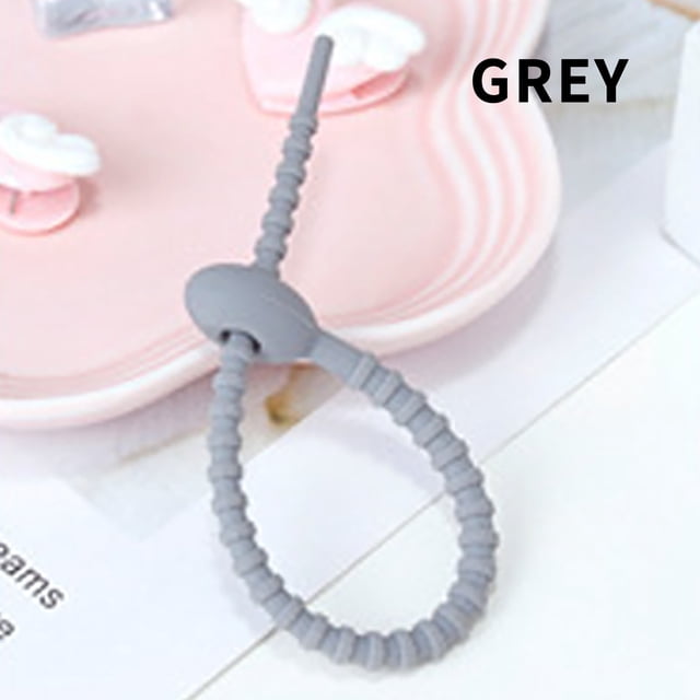 Dvkptbk Crochets/cintres/supports Attache-Câble de Données Multifonctionnelle Attache-Câble en silicone Réutilisable Organisation et Rangement en Liquidation