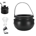 thumbnail image 3 of yingyy Halloween Witch Cauldrons Fog Maker Spooky Mist Effect Festive Decorations Safe To Wide Application black UK  Plug 1Set, 3 of 6