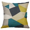 thumbnail image 1 of Jusqu'à 65 % de Rabais SMihono Housse de Coussin à Motif Géométrique Irrégulier 40x40 cm, 1 of 2