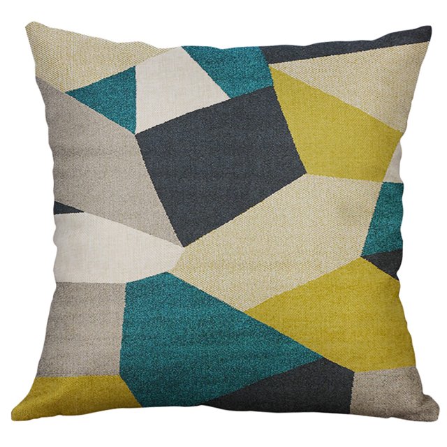 Jusqu'à 65 % de Rabais SMihono Housse de Coussin à Motif Géométrique Irrégulier 40x40 cm