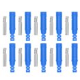 thumbnail image 1 of 10 Set Banana Female Socket Brass PA Jack Connector Insulation Tube Press Fit Adapter J.10031Blue, 1 of 14