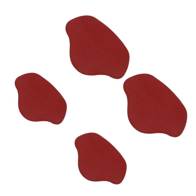 mmirethe Chaussures Molles Talon Semelles pour Talons Hauts Support Talon Réparation Bâton Rouge 5Set