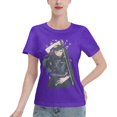 thumbnail image 1 of T-Shirt Basique à Manches Courtes pour Femmes Demon Slayer : Shitou Wuichiro, 1 of 6
