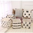 thumbnail image 3 of AMERTEER Storage Box Canvas Laundry Clothes Toy Basket Folding Storage Bin Organizer, 3 of 5