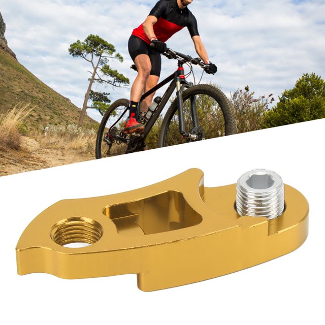 Bicycle Tail Hook Extension Extender, Enlarging Flywheel Speed Aluminum Alloy Bike Rear Derailleur Hanger Extension CNC Precise Machining for Most Tail Hooks Black,Red,Blue,Gold