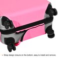 thumbnail image 4 of Unique Bargains Elastic Silk Travel Luggage Cover, Washable Protective Suitcase Protector Bag Pink for 28 Inch Wheeled Suitcase, 4 of 5