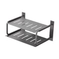 thumbnail image 3 of simhoa 2 Layers Projector Shelf Wall Mount Aluminum for Office TV Boxes Living Room Gray, 3 of 8