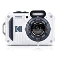 thumbnail image 1 of Kodak Pixpro WPZ2 - Compact Digital Camera 16M Pixels, Waterproof to 15m, Shockproof, Video 720p, LCD Screen 2.7 - Li-ion Battery, White, 1 of 5