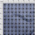 thumbnail image 2 of oneOone Cotton Cambric Fabric Check Ikat Printed Fabric 1 Yard 56 Inch Wide, 2 of 4