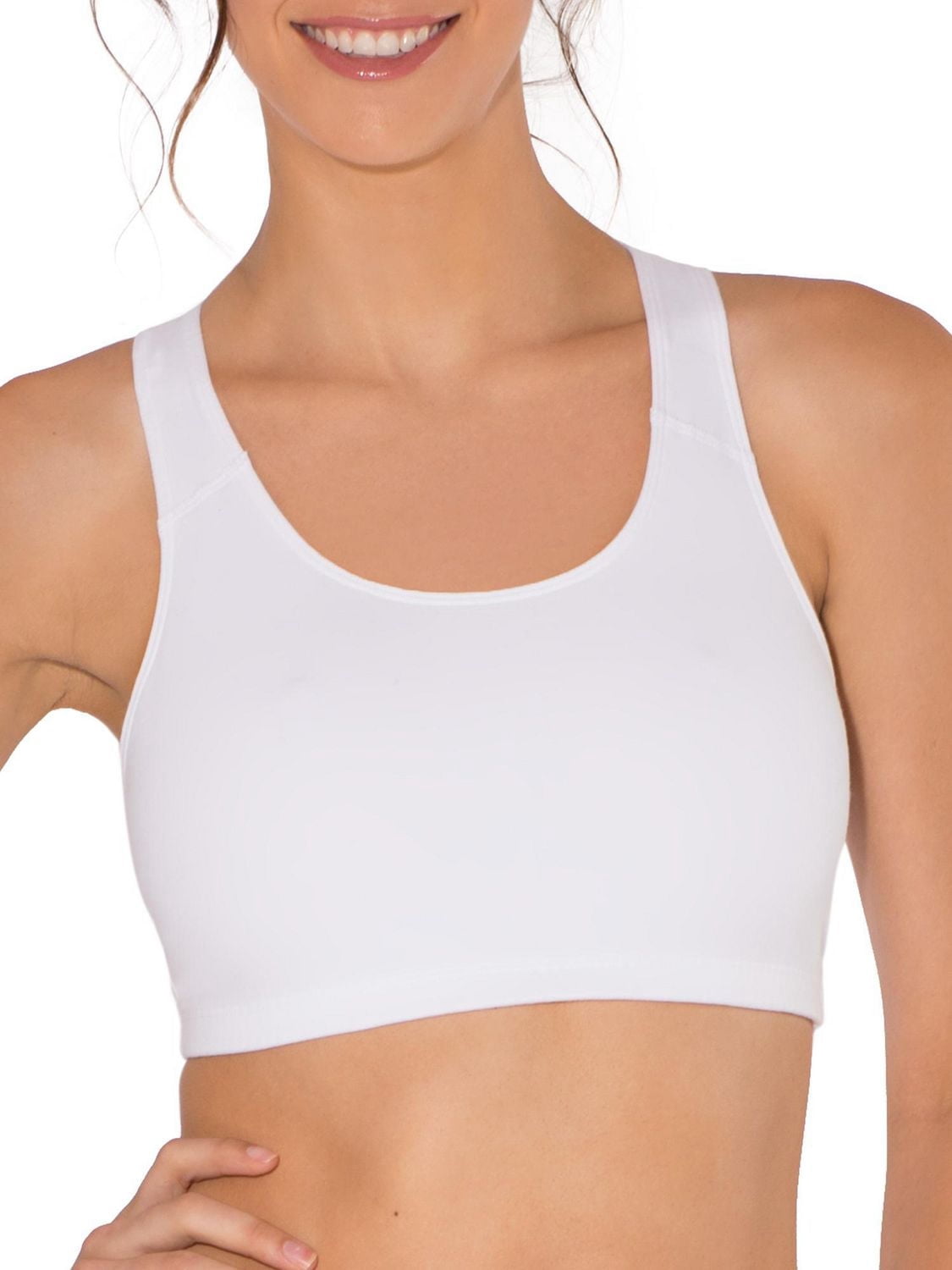 Fruit of the Loom Women's Tank Style Racerback Cotton Sports Bra