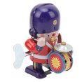 thumbnail image 3 of Walking Drummer Soldier Wind Up Toy, Small Wind Up Figure Toy Nostalgic Decorative  for Office, 3 of 8