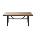 thumbnail image 3 of Better Homes & Gardens Kennedy Pointe Steel Patio Outdoor Dining Table, Brown, 3 of 8