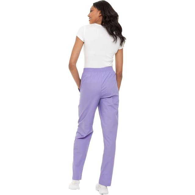 Landau Essentials Pantalons de Gommage Coupe Décontractée pour Femmes, Noir, 1 Unité