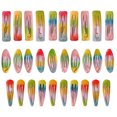 thumbnail image 1 of Barrette à Pression pour Enfants, Couleur Arc-en-Ciel, Forme Géométrique, Épingle à Cheveux, Barrette, 1 of 10