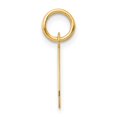 thumbnail image 2 of Diamond2Deal 14K Pendentif Initiale Lettre J en Or Jaune Petit Bloc Incliné pour Femmes, 2 of 5