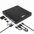 thumbnail image 1 of 7-in-1 External Optical Drive CD DVD -/+RW Player with USB 3.0 Type-C TF SD Card Slots DVD Burner ,Latest USB 3.0 Tech, 1 of 3
