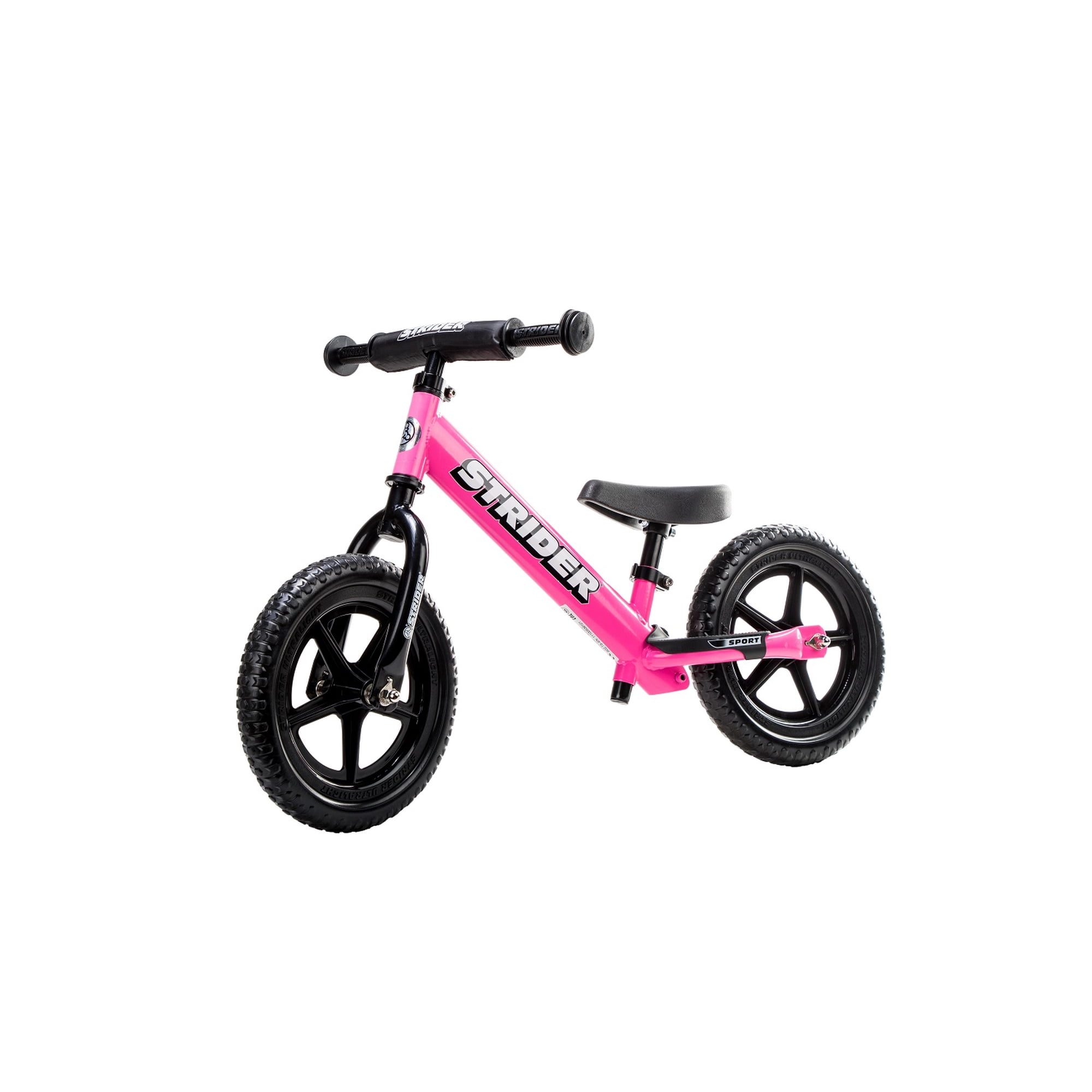 Strider - 12 Sport Balance Bike, Ages 18 Months to 5 Years - Pink