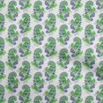 thumbnail image 1 of oneOone Rayon Green Fabric Paisleys Sewing Material Print Fabric By The Yard 56 Inch Wide, 1 of 5