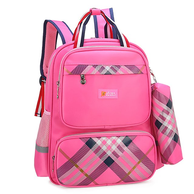 Coofit Sac à Dos pour Enfants Anti-Éclaboussures Réfléchissant Sac à Dos d'Étudiant Sac d'École avec Trousse