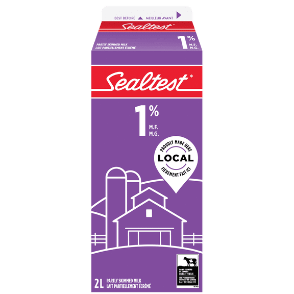 Sealtest Partly Skimmed 1% Milk 2L
