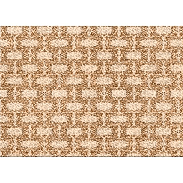 Ahgly Company Machine Washable Indoor Rectangle Transitional Deep Peach Orange Area Rugs, 4' x 6'